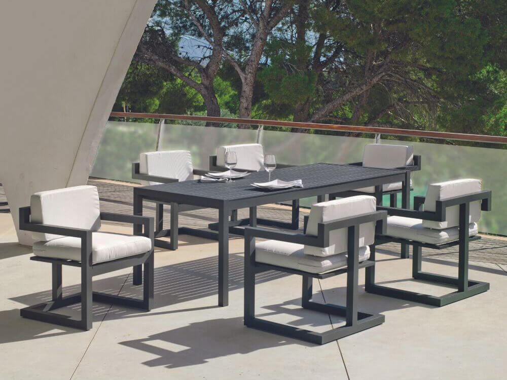 Mesas y sillas de exterior para jardín o terraza - Hevea - Muebles en Madrid