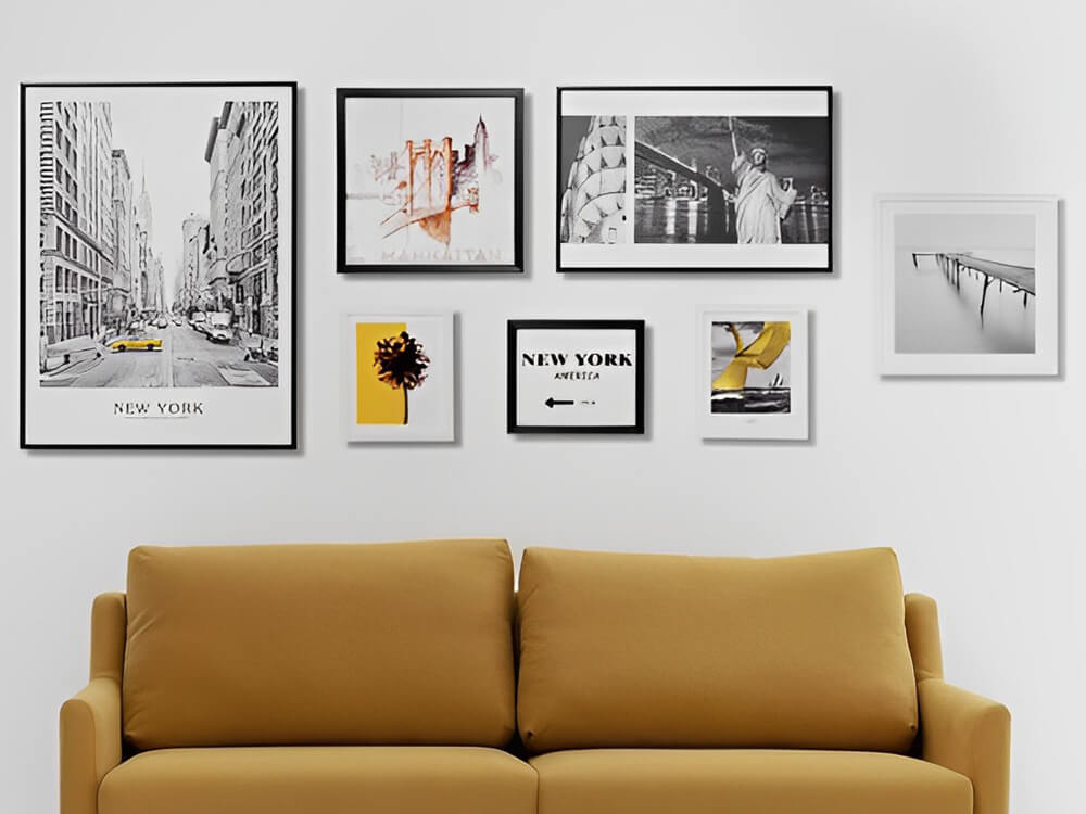 Collage de cuadros para colgar - Somcasa - Muebles en Madrid
